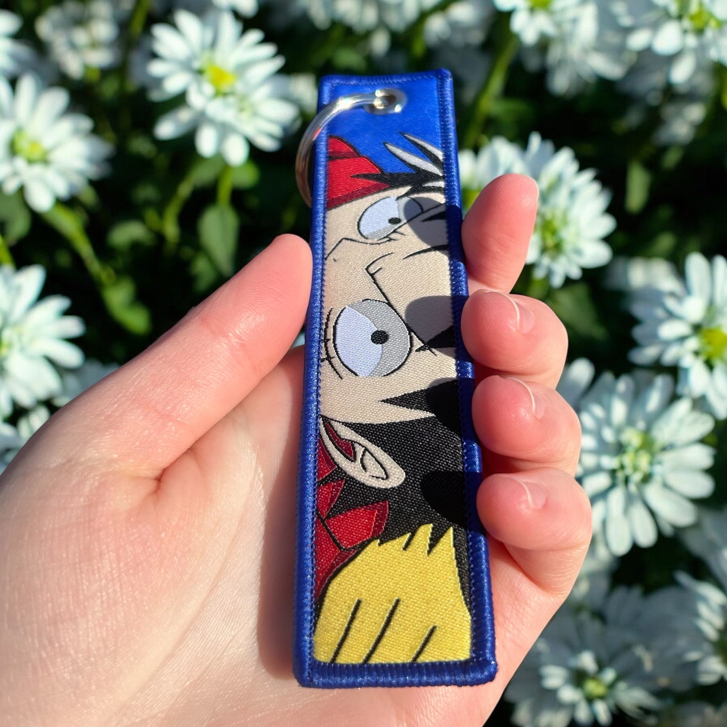 Fearless Pirate Embroidered Keychain