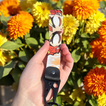 Golden Bolt Keychain Strap