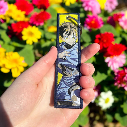 Golden Stray Embroidered Keychain