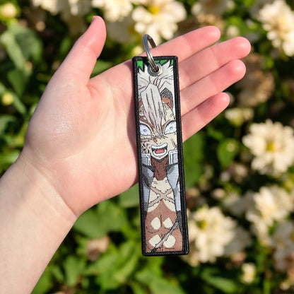 Wind-borne Fury Embroidered Keychain