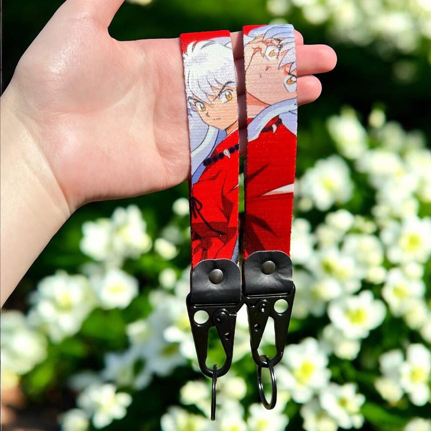 Crimson Robe Fighter Keychain Strap