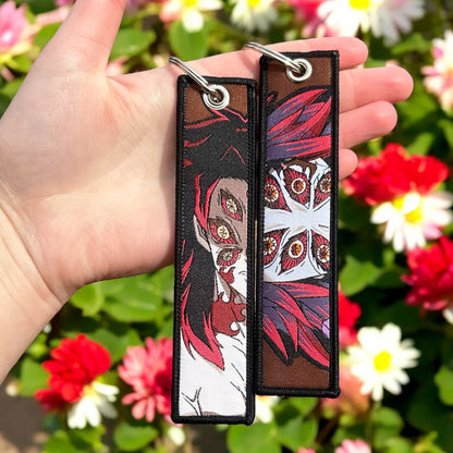 Six-Eyed Swordsman Embroidered Keychain