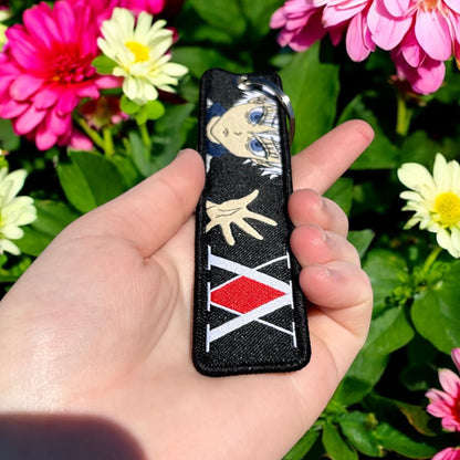 Silent Spark Embroidered Keychain