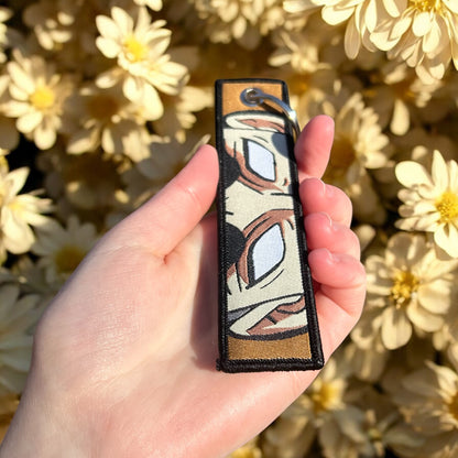 Tears of Stone Embroidered Keychain