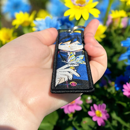 Ocean’s Will Embroidered Keychain