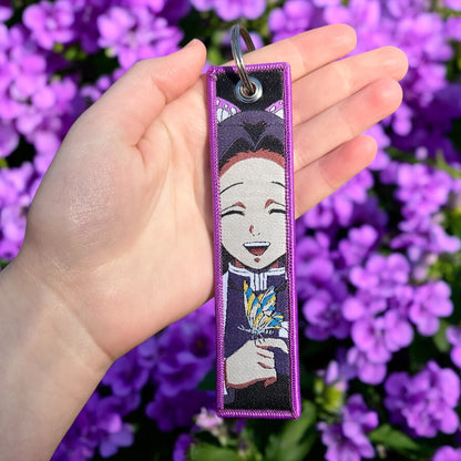 Butterfly’s Bite Embroidered Keychain