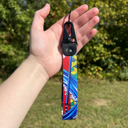 Silent Wave Keychain Strap