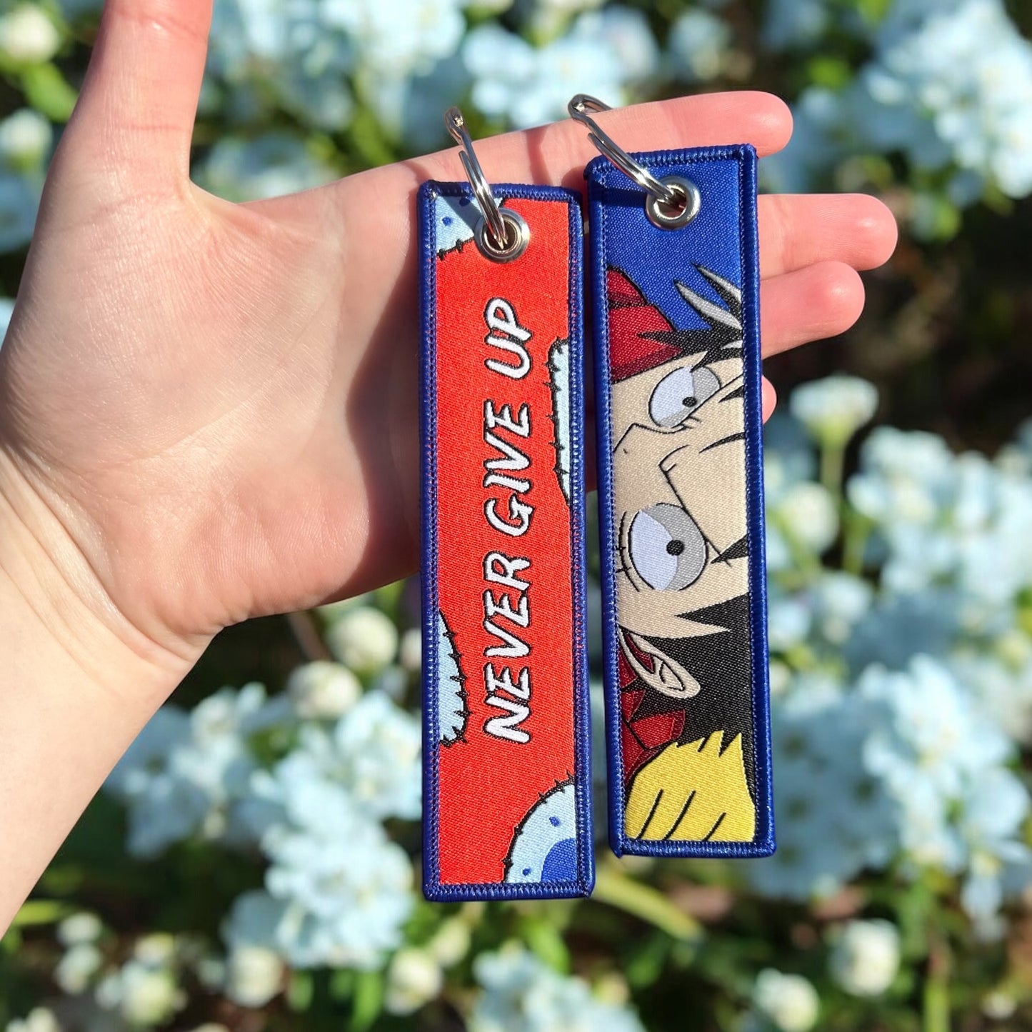 Fearless Pirate Embroidered Keychain