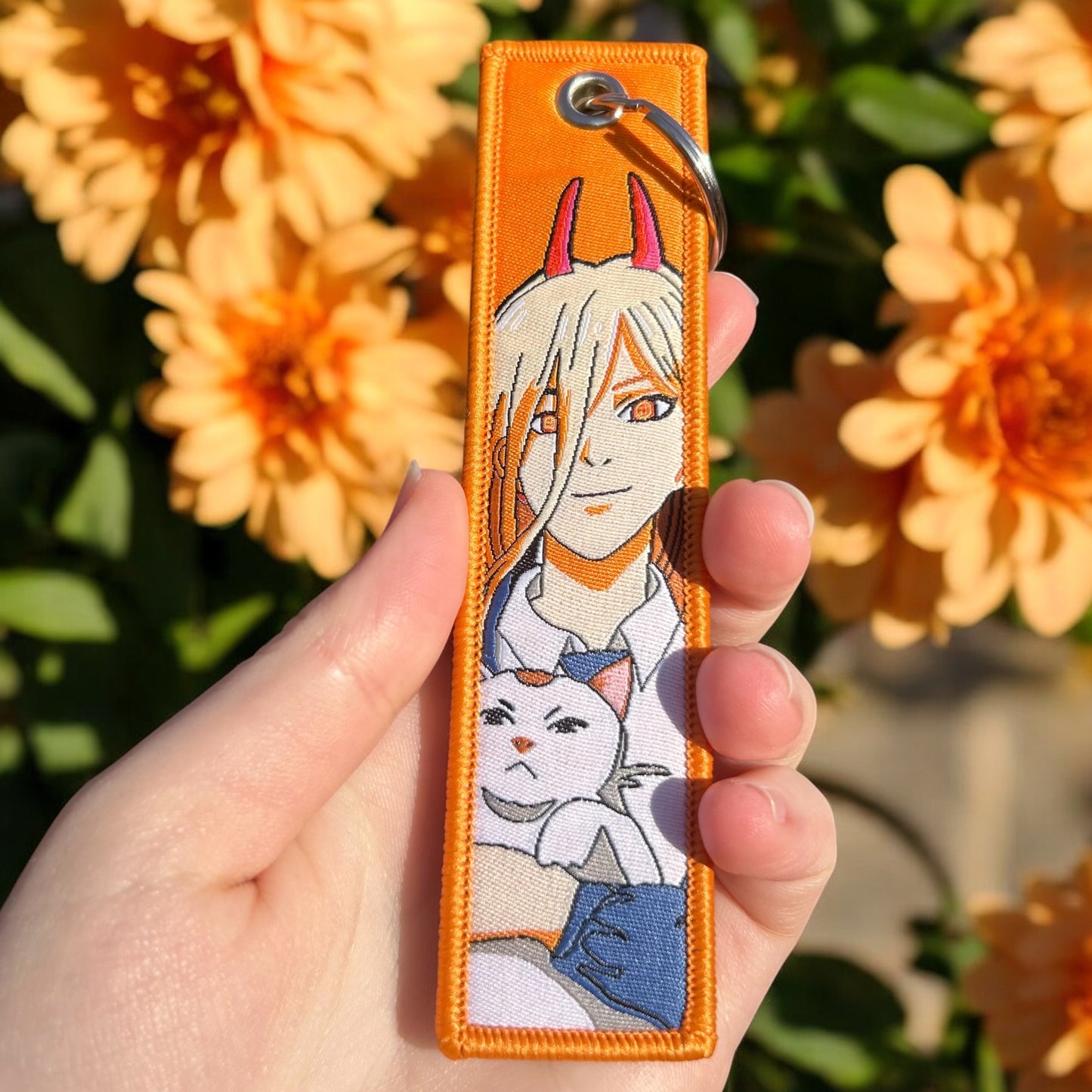 Queen of Blood Embroidered Keychain