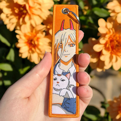 Queen of Blood Embroidered Keychain