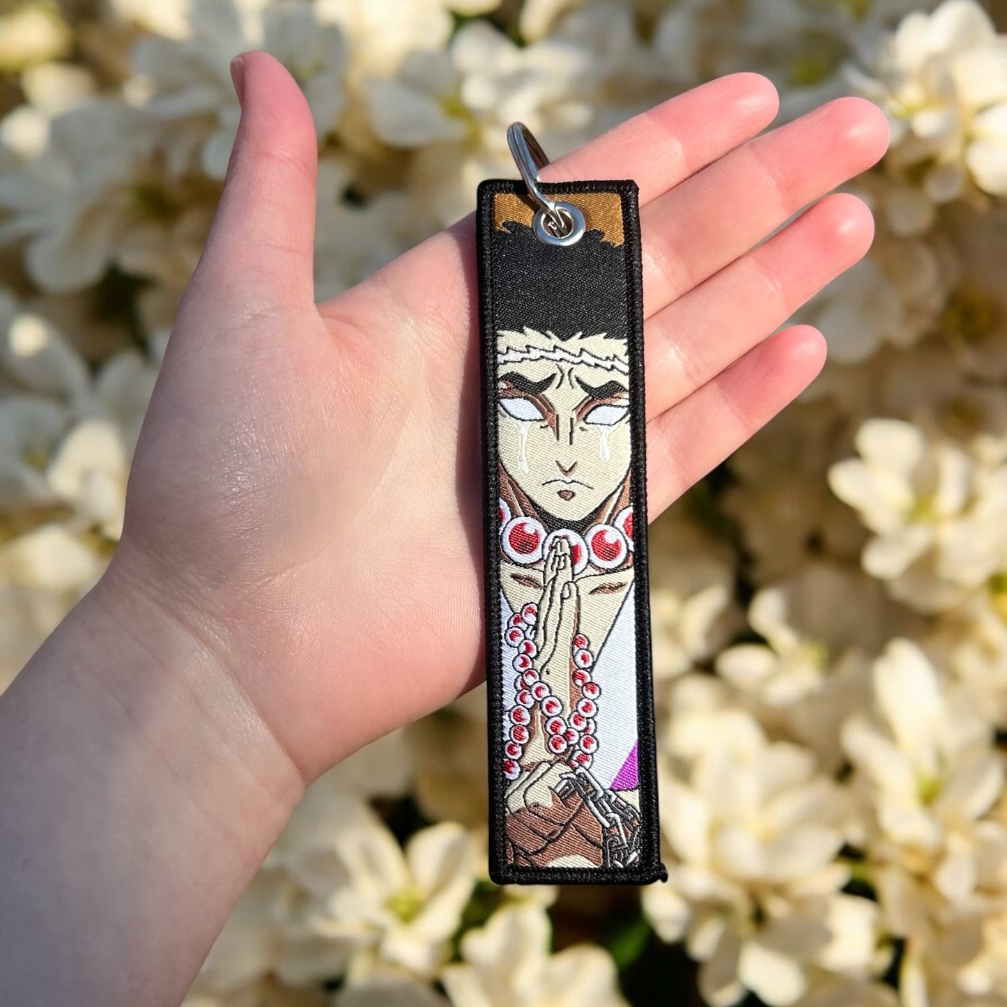 Tears of Stone Embroidered Keychain