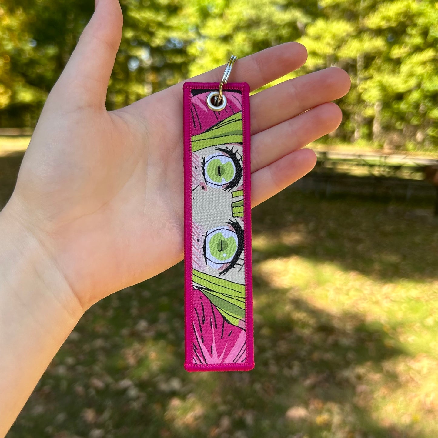 Sweetheart Warrior Embroidered Keychain