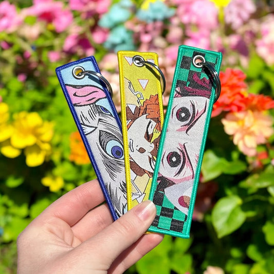 Bound by Battle Embroidered Keychain Bundle