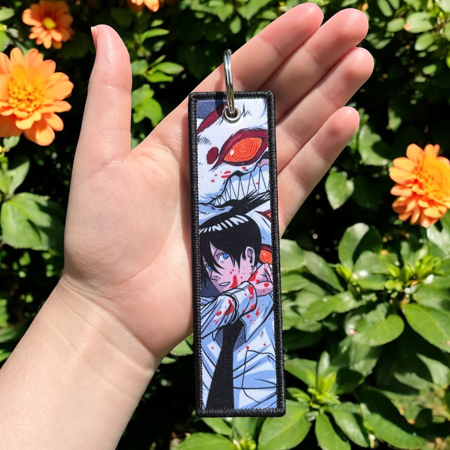 Smoke and Snow Keychain