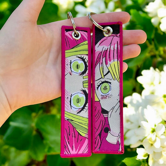 Sweetheart Warrior Embroidered Keychain