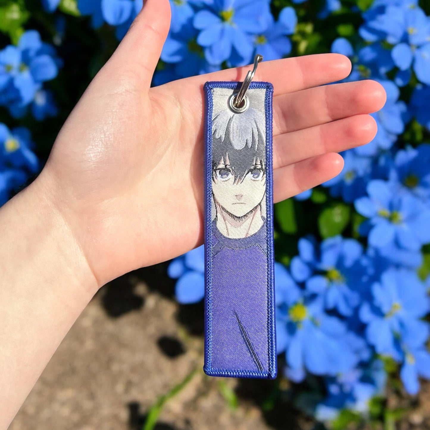 Goal Hunter Embroidered Keychain