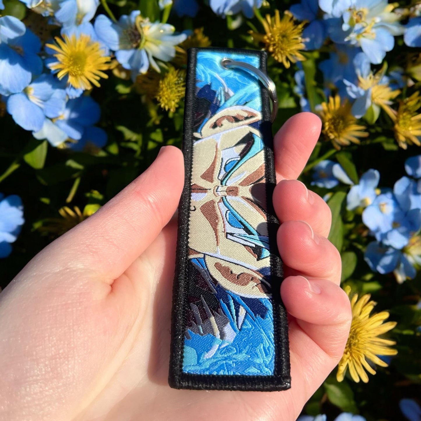 Fusion Form Warrior Embroidered Keychain