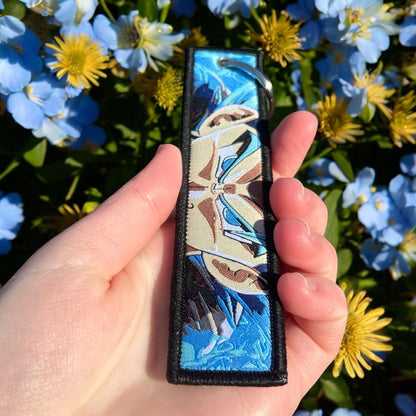 Fusion Form Warrior Embroidered Keychain