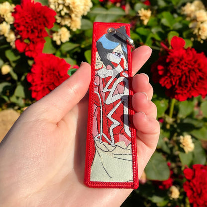 Ice Warrior Embroidered Keychain