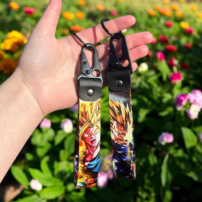 Yellow Hair Fighters Keychain Strap