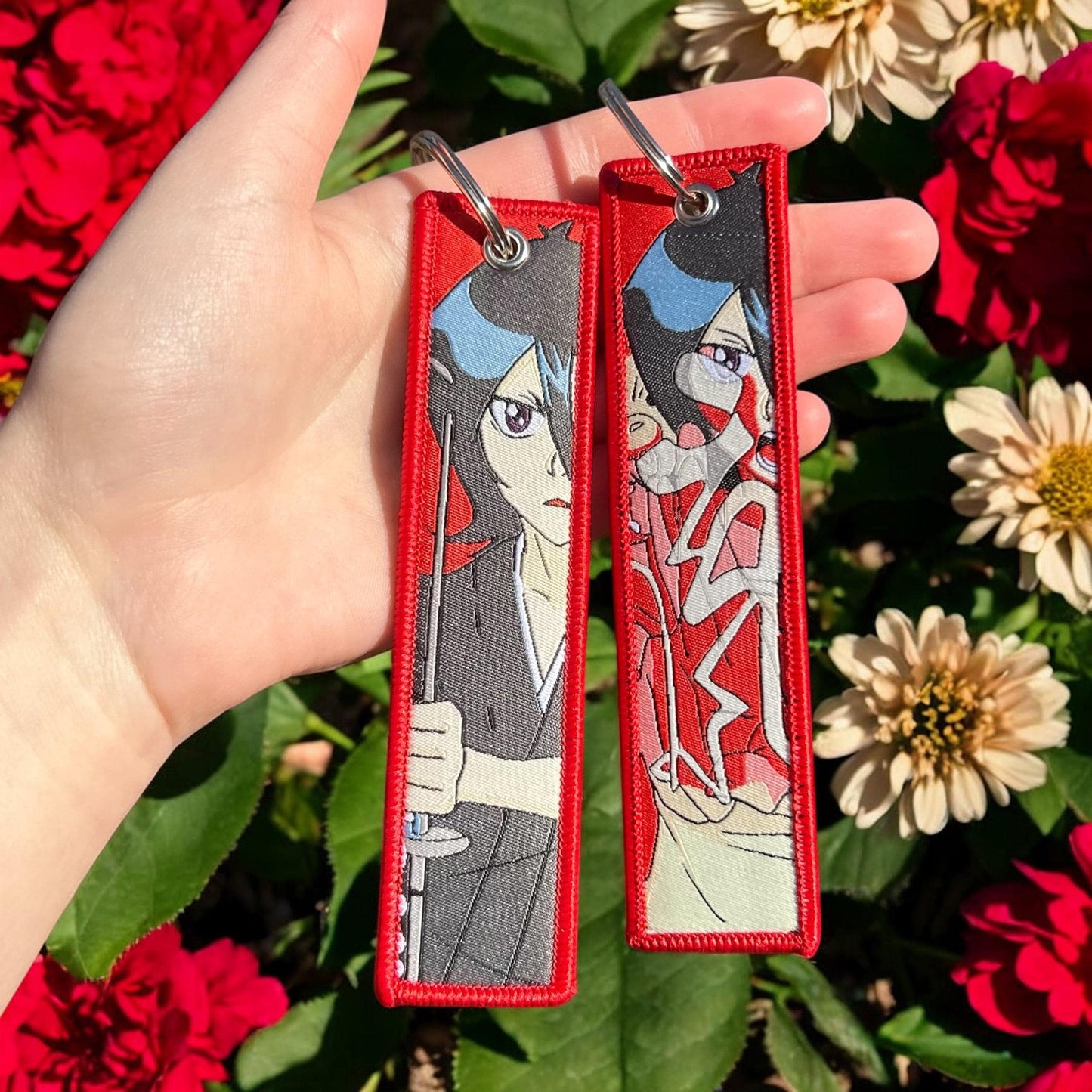 Ice Warrior Embroidered Keychain