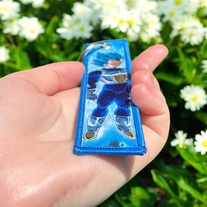 Blue Aura Hero Keychain