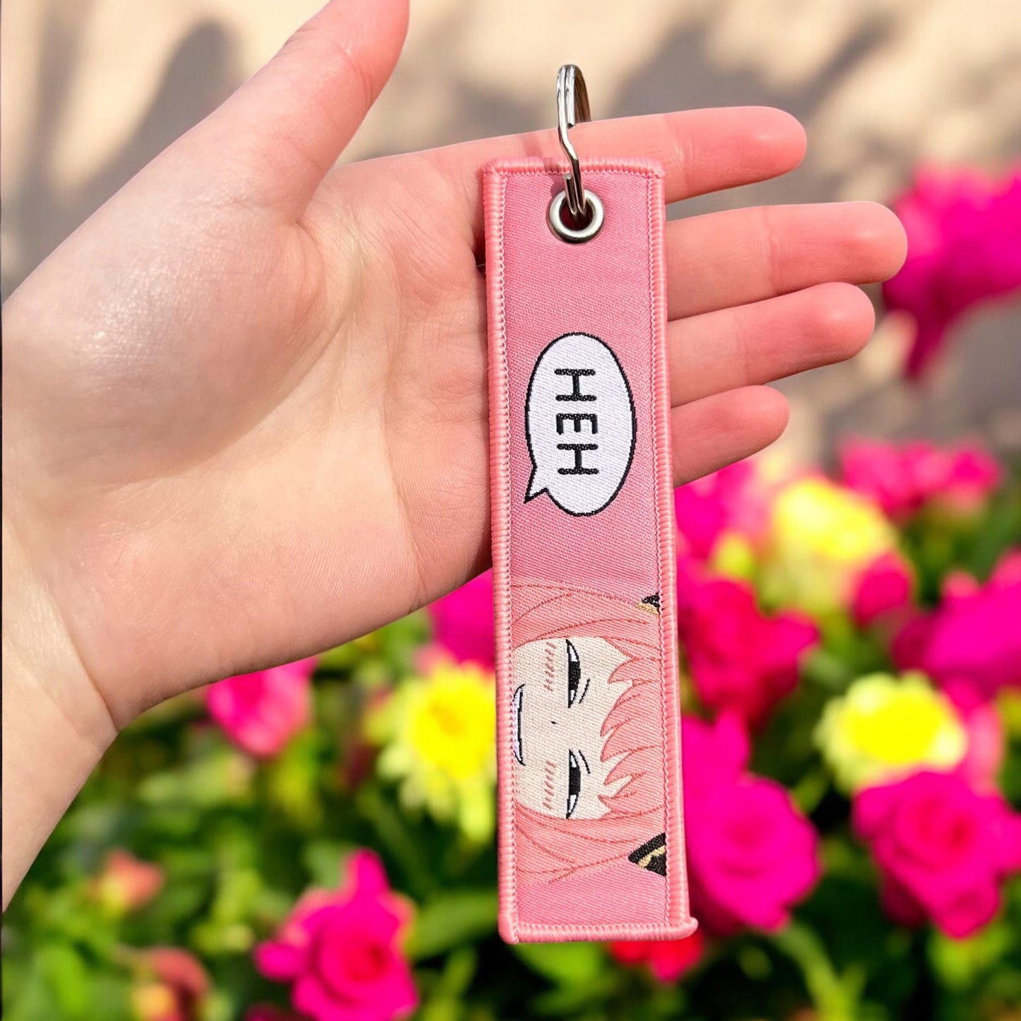 Little Esper Embroidered Keychain