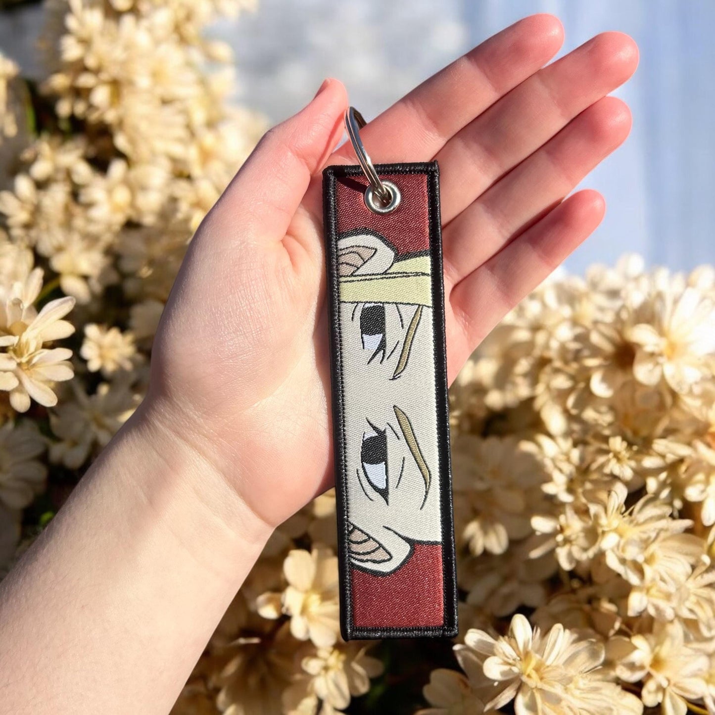 Dragon Tattoo Fighter Embroidered Keychain