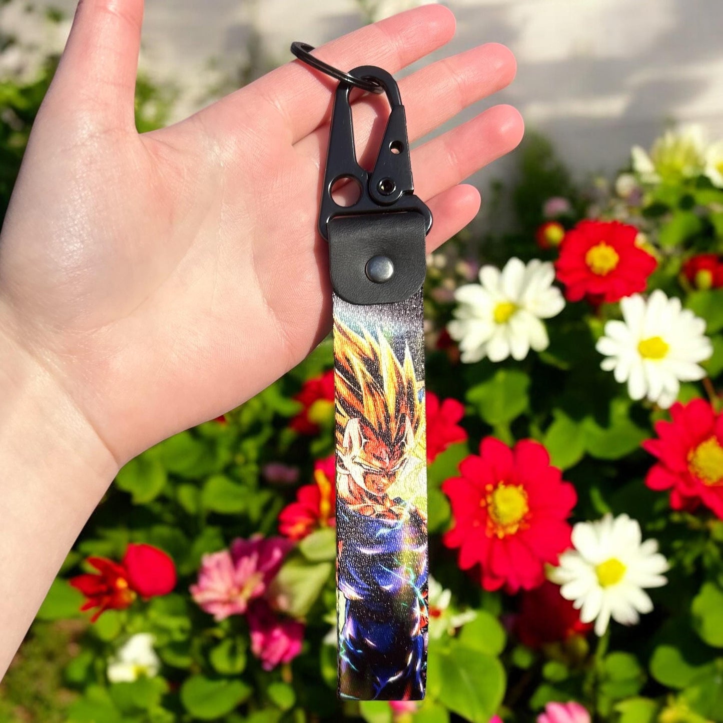 Yellow Hair Fighters Keychain Strap