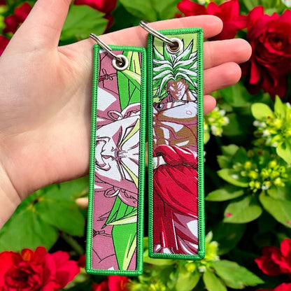 Raging Fighter Embroidered Keychain