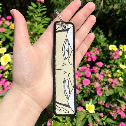 Stoic Captain Embroidered Keychain