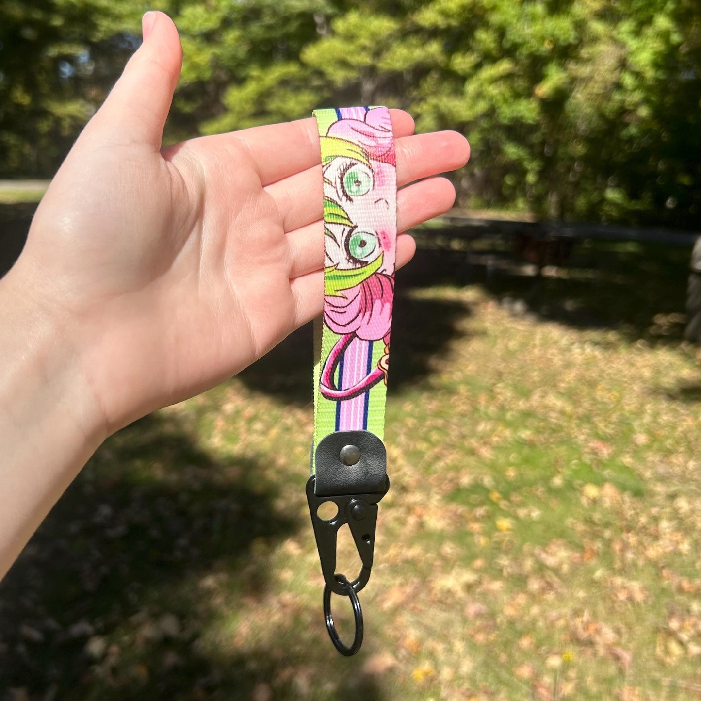 Cheerful Fighter Keychain Strap