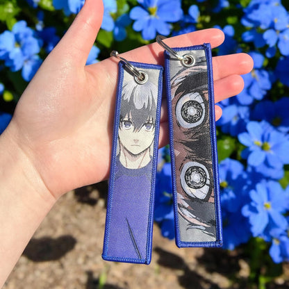 Goal Hunter Embroidered Keychain