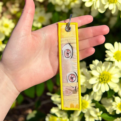 Kawaii Cosplay Girl Embroidered Keychain