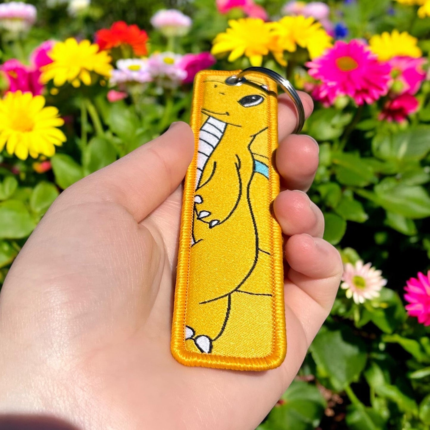 Sky Traveler Embroidered Keychain