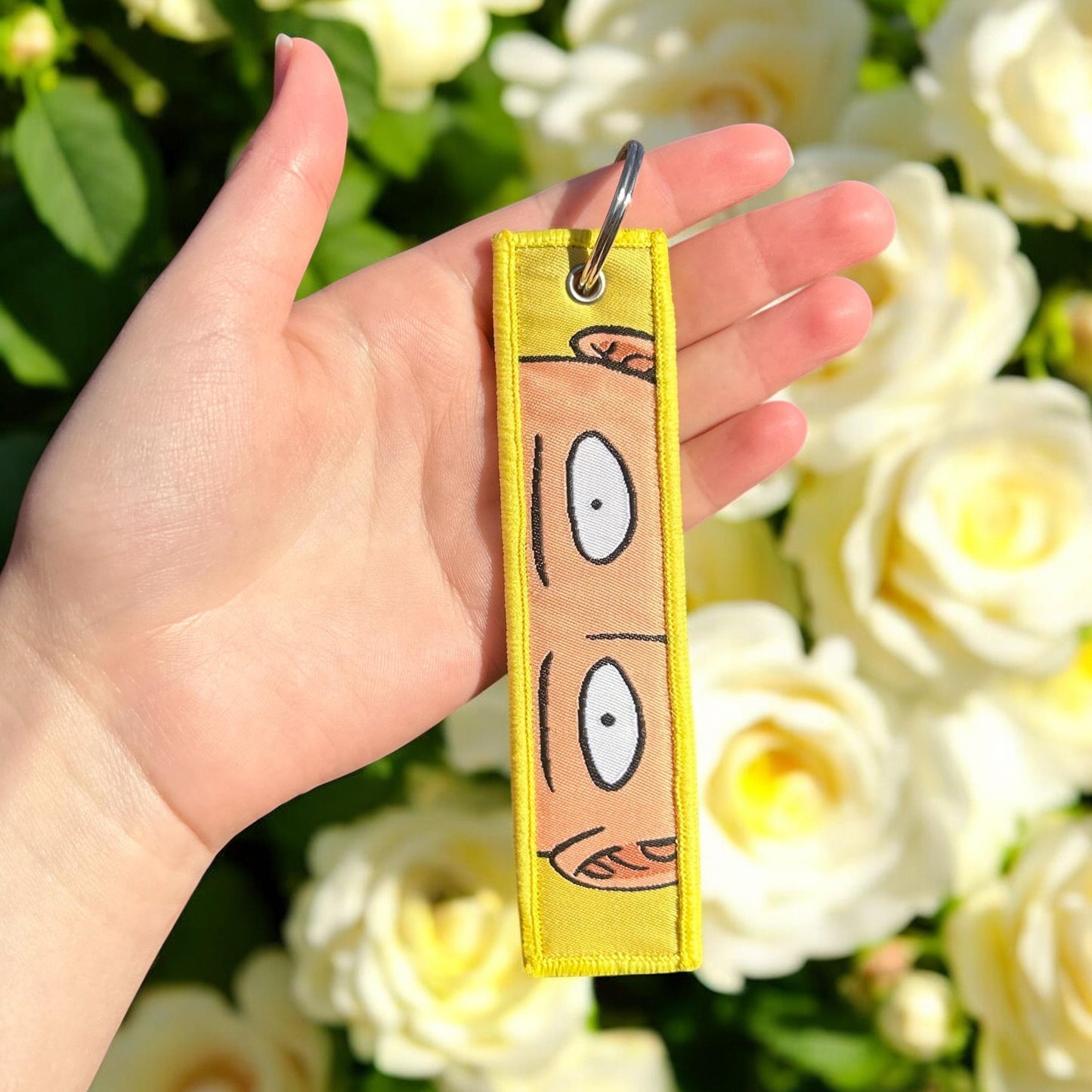 One Hit Hero Embroidered Keychain