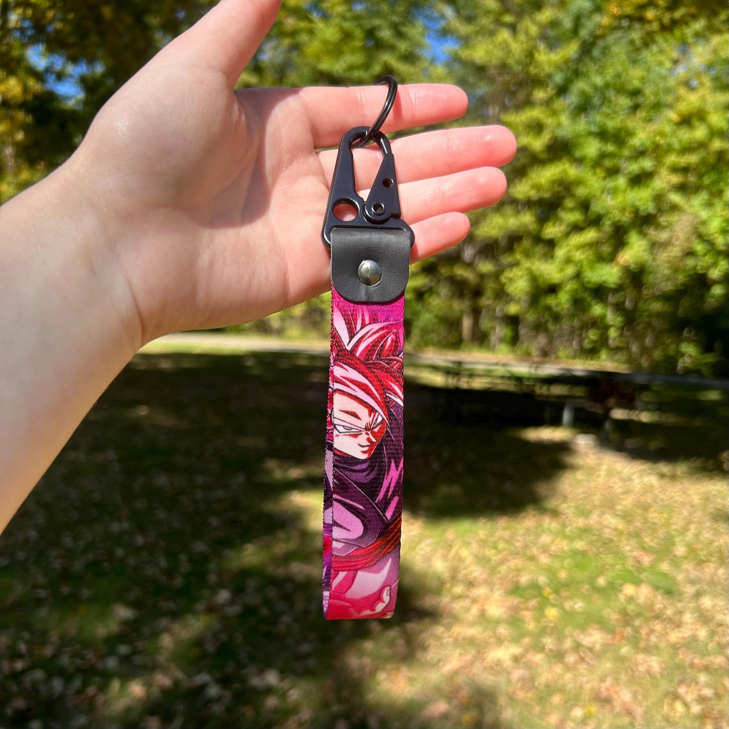 Rose Aura Fighter Keychain Strap