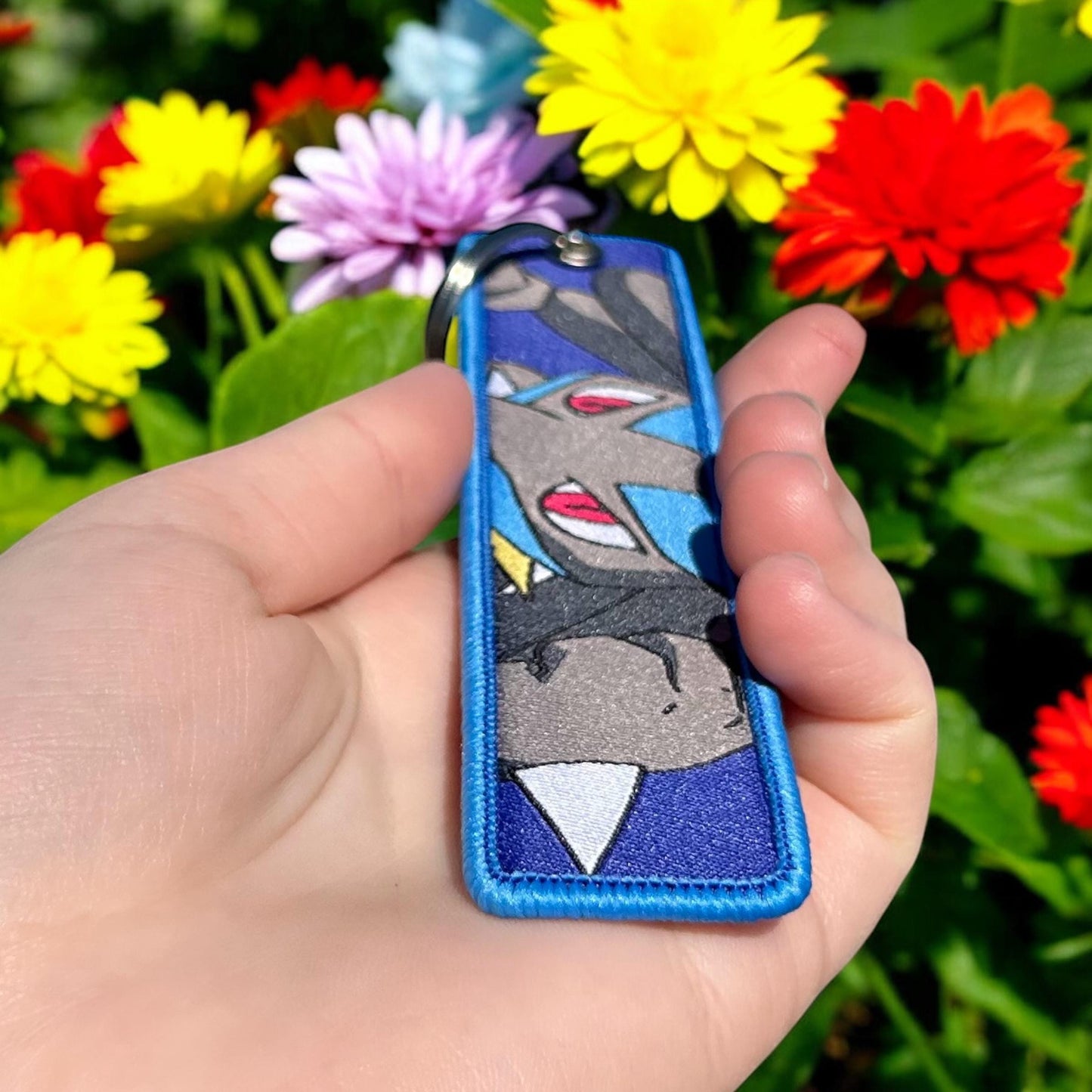 Aura Guardian Embroidered Keychain