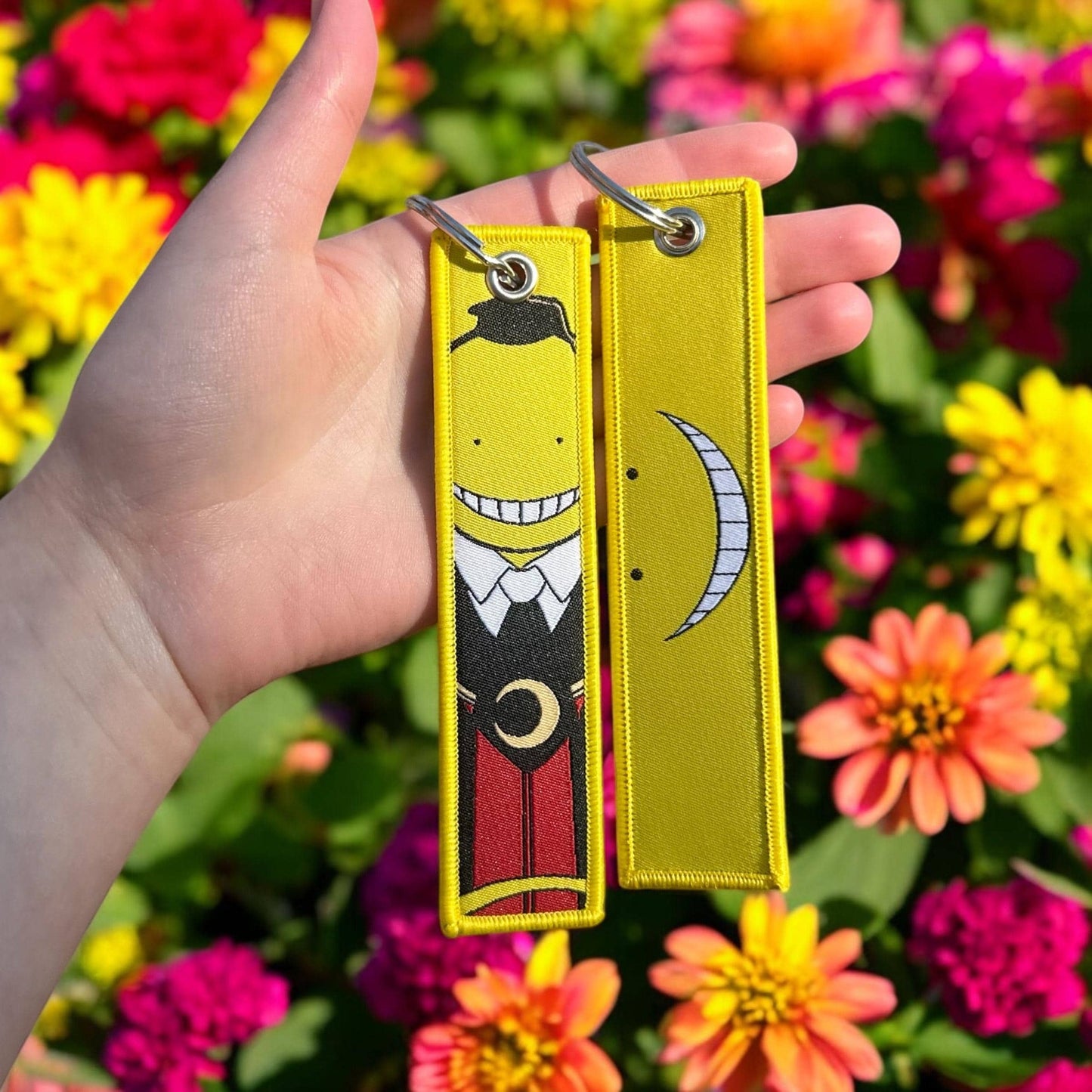 Mischievous Mentor Embroidered Keychain