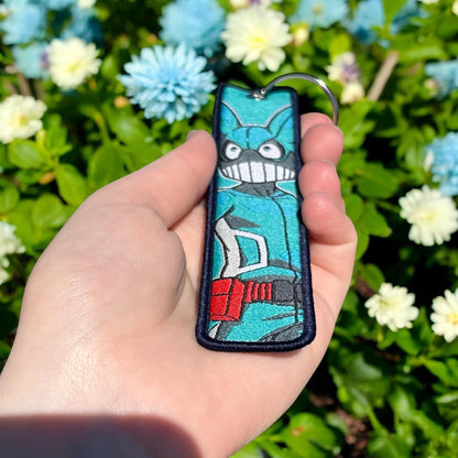 Aspiring Hero Embroidered Keychain