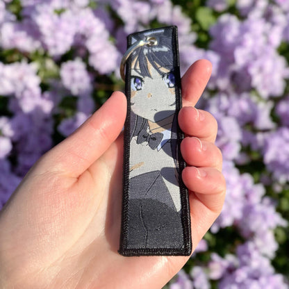 Bunny Suit Icon Embroidered Keychain