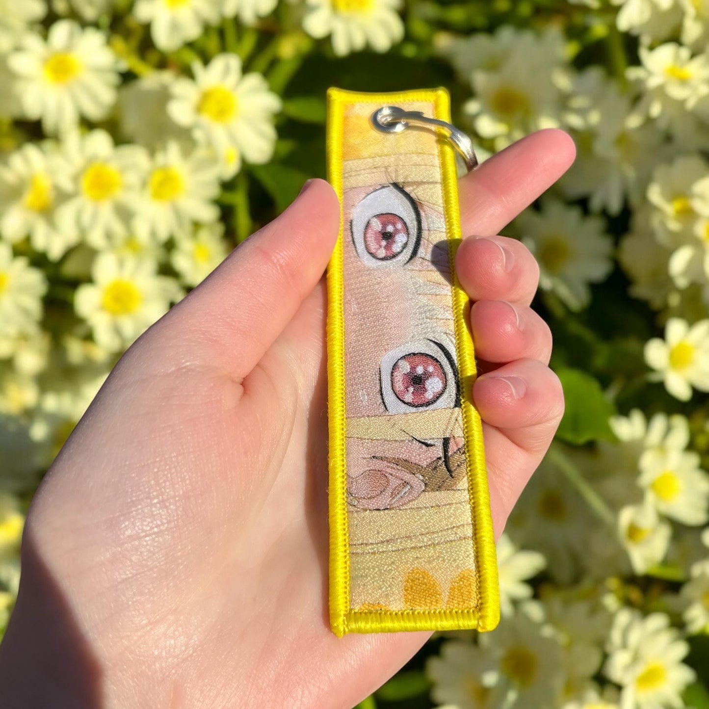 Kawaii Cosplay Girl Embroidered Keychain