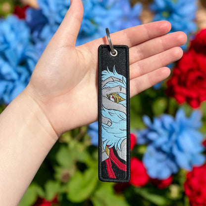 Chaotic Leader Embroidered Keychain