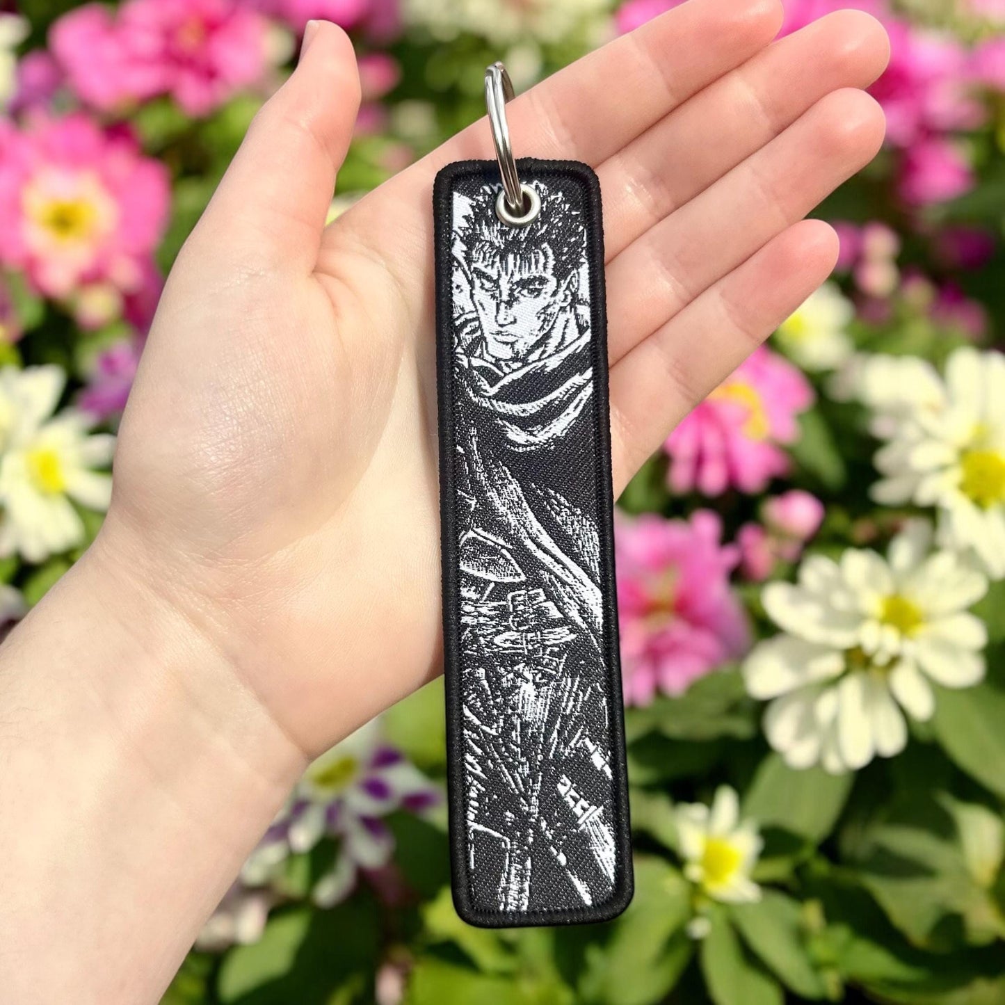 Eclipse Duo Embroidered Keychain