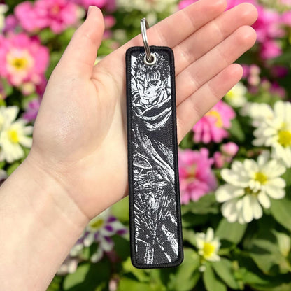 Eclipse Duo Embroidered Keychain