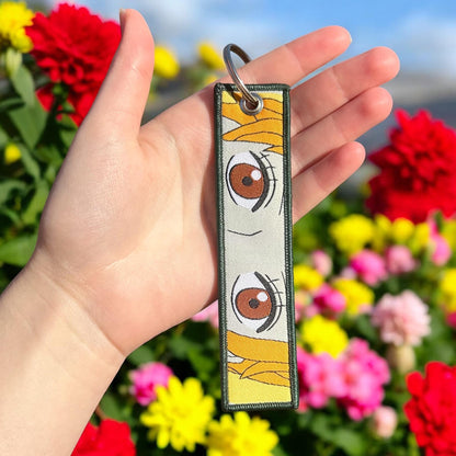 Stylish Explorer Embroidered Keychain