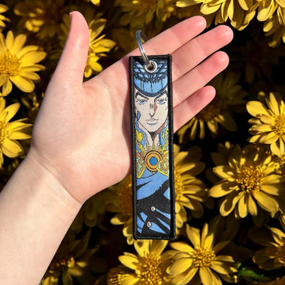 Charming Fighter Embroidered Keychain