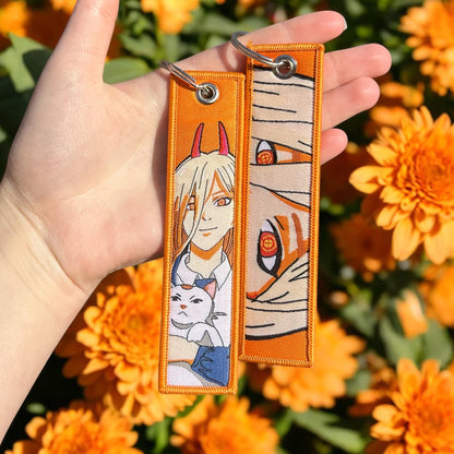 Devil Hunters Embroidered Keychain Bundle
