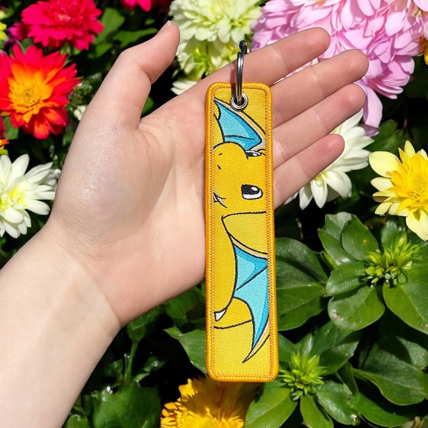 Sky Traveler Embroidered Keychain