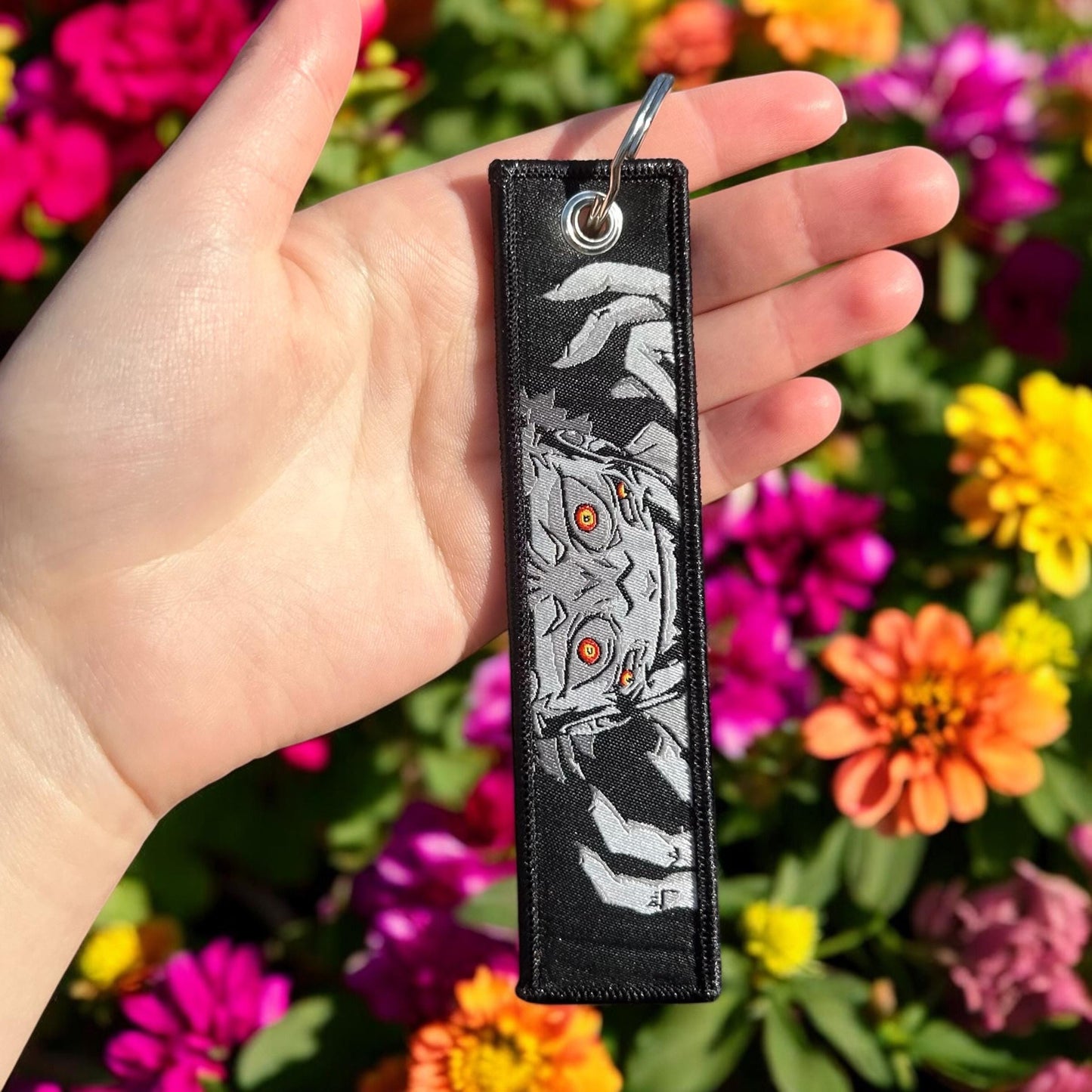 Two Souls Embroidered Keychain